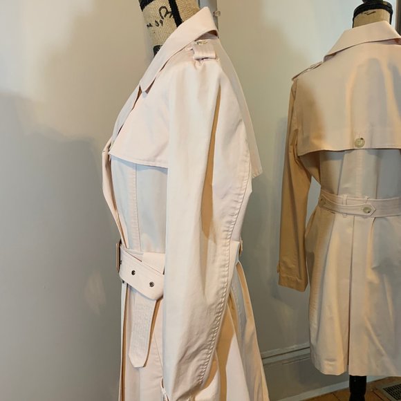 JOIE L Soft Sand Roussanne Trenchcoat Rain Jacket - Picture 6 of 8